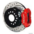 Wilwood Forged Dynalite Pro Series Rear Parking Brake Kit, Drilled - Red WLD140-13511-DR